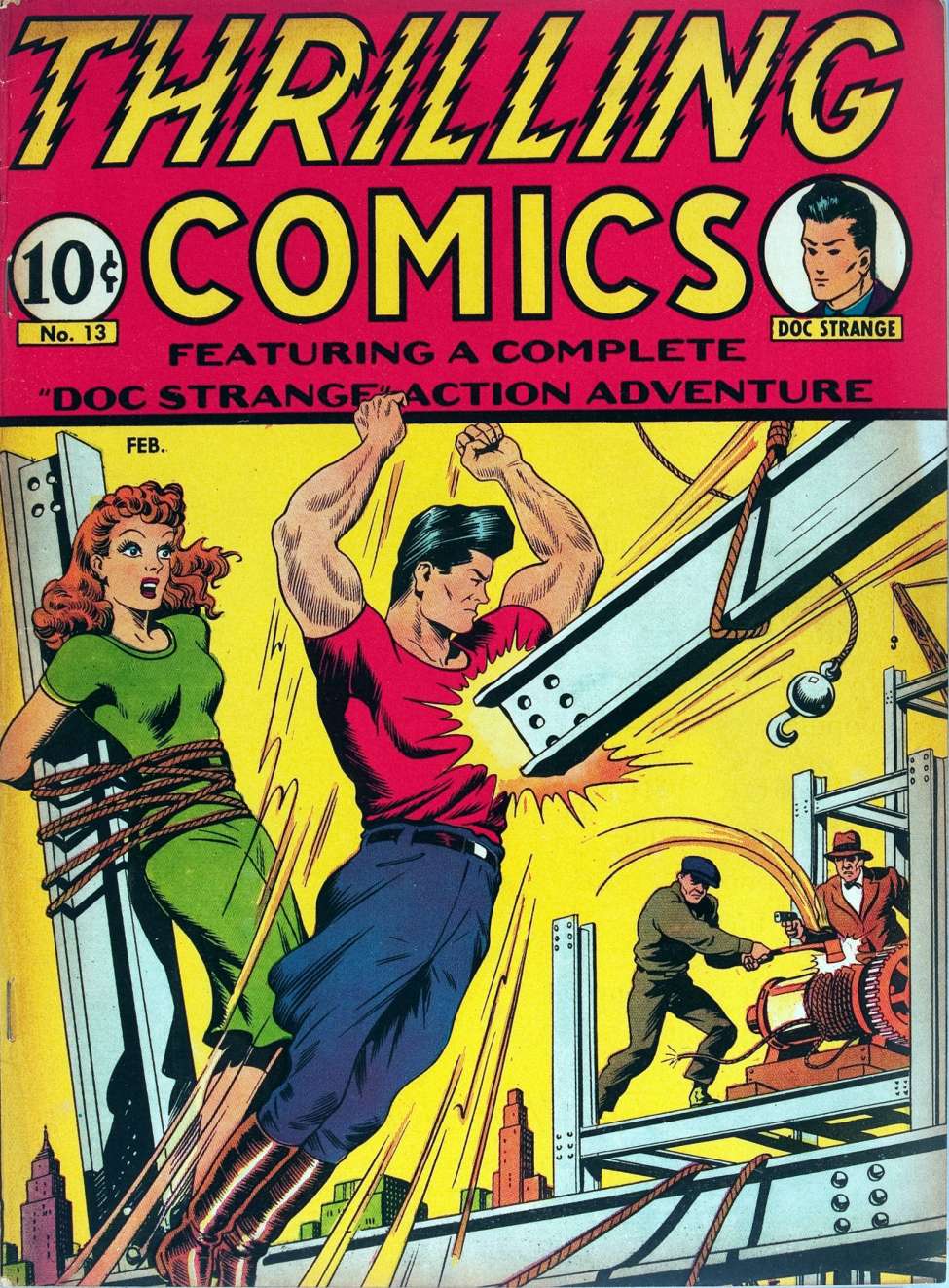 Comic Book Cover For Thrilling Comics 13 (4 fiche)