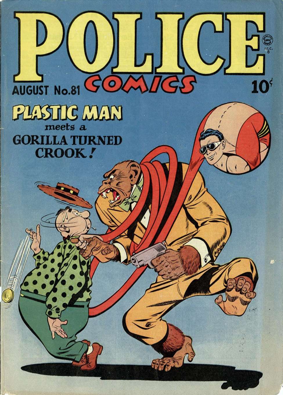 Book Cover For Police Comics 81