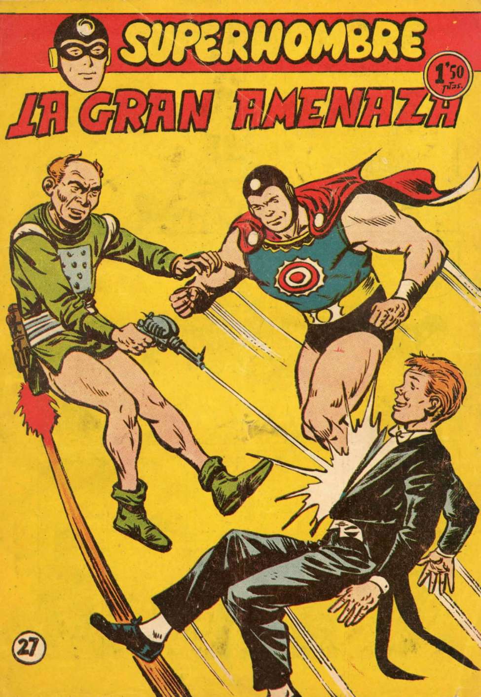 Comic Book Cover For SuperHombre 27 La gran amenaza