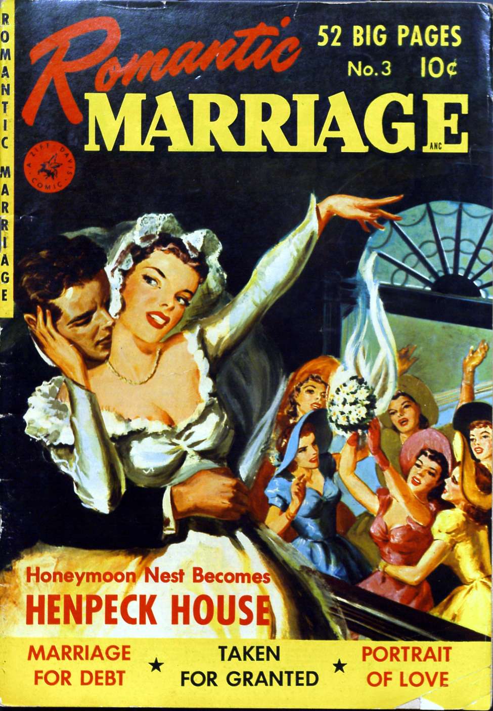Comic Book Cover For Romantic Marriage 3