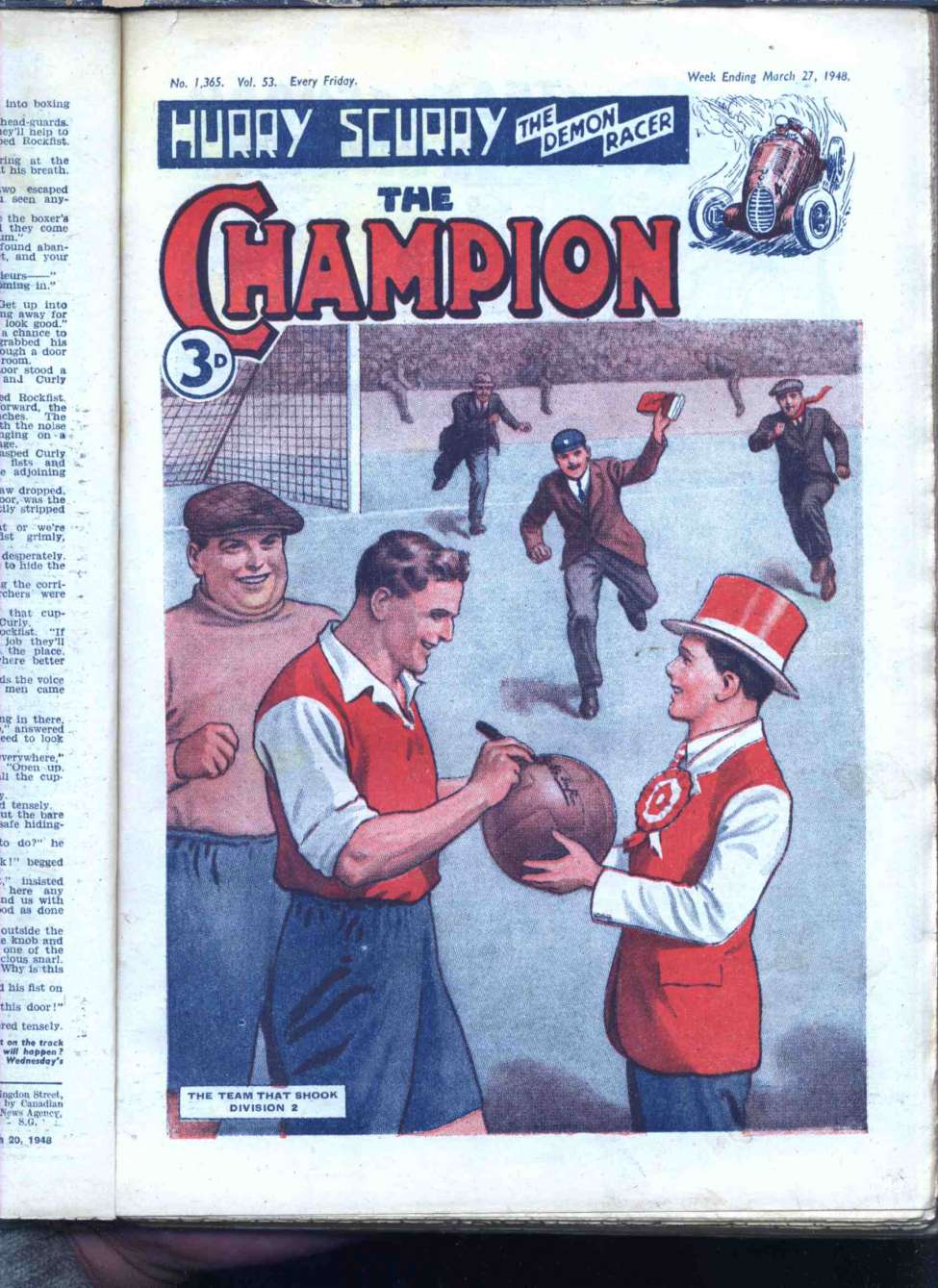 Comic Book Cover For The Champion 1365