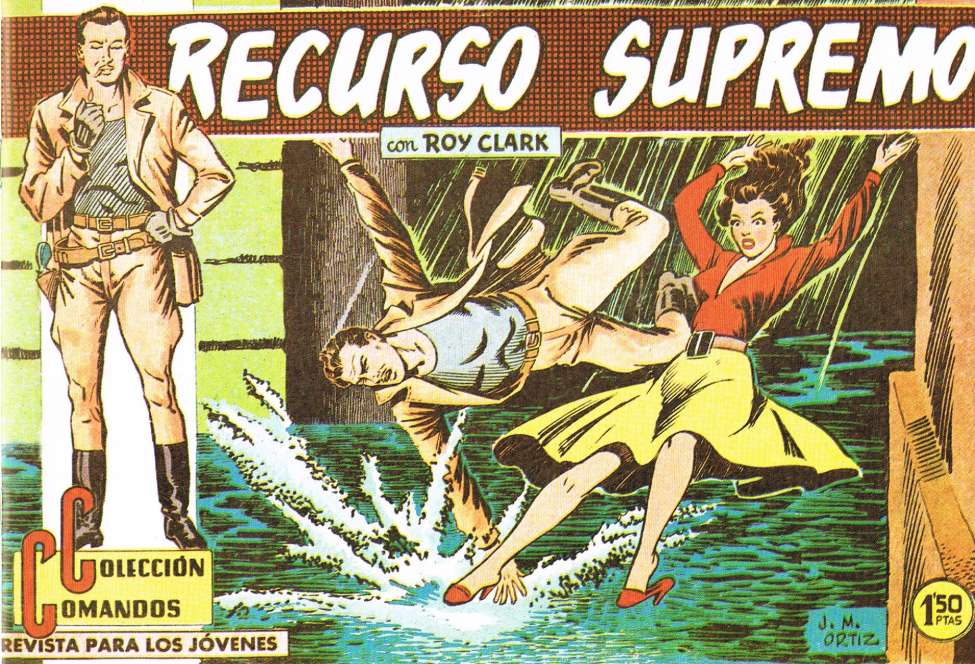 Book Cover For Colección Comandos 75 - Roy Clark 3 - Recurso Supremo