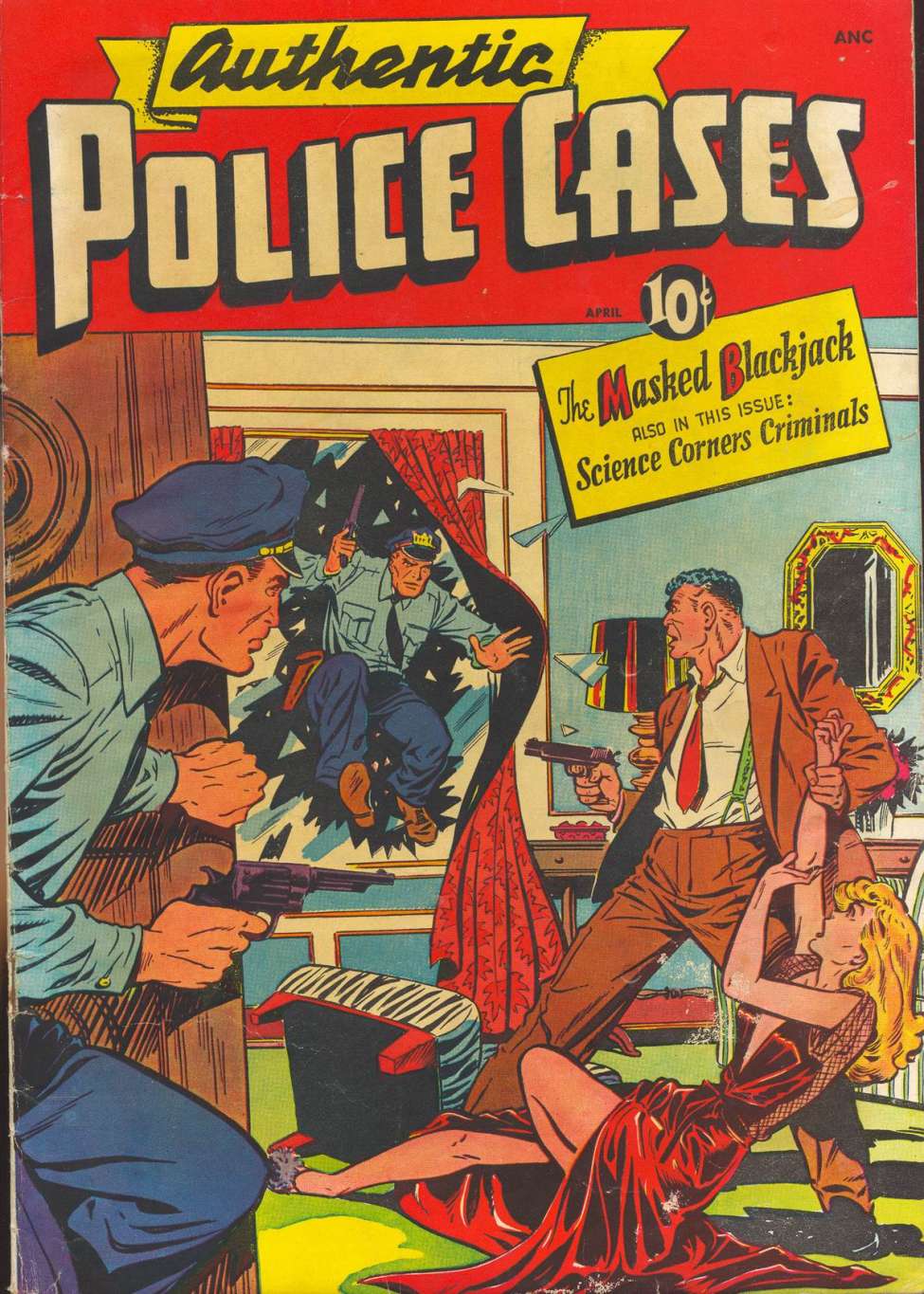Comic Book Cover For Authentic Police Cases 7