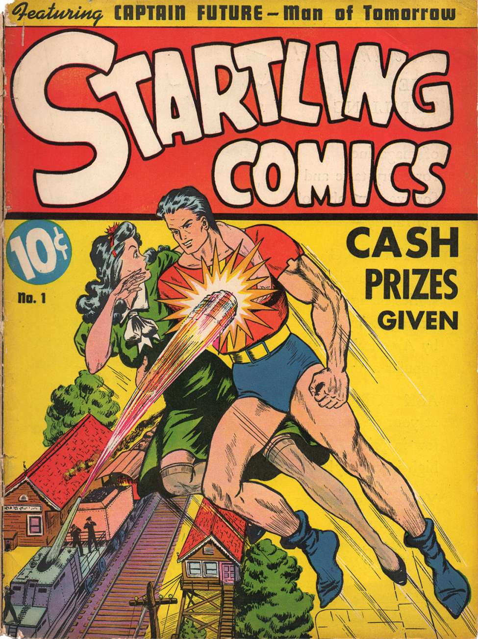 Comic Book Cover For Startling Comics 1