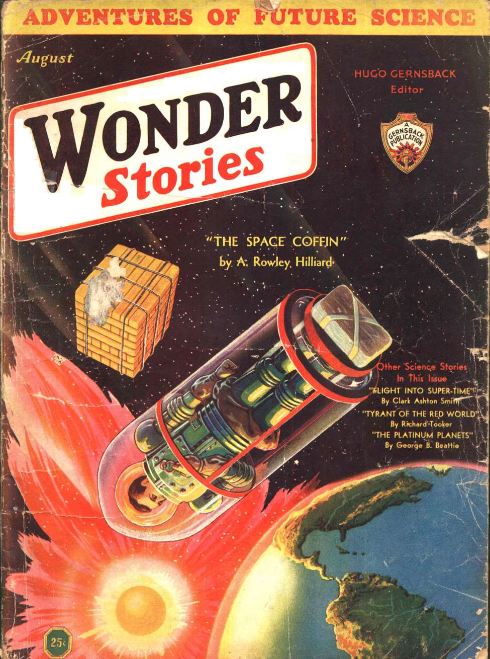 Comic Book Cover For Wonder Stories v4 3 - Tyrant of the Red World - Richard Tooker