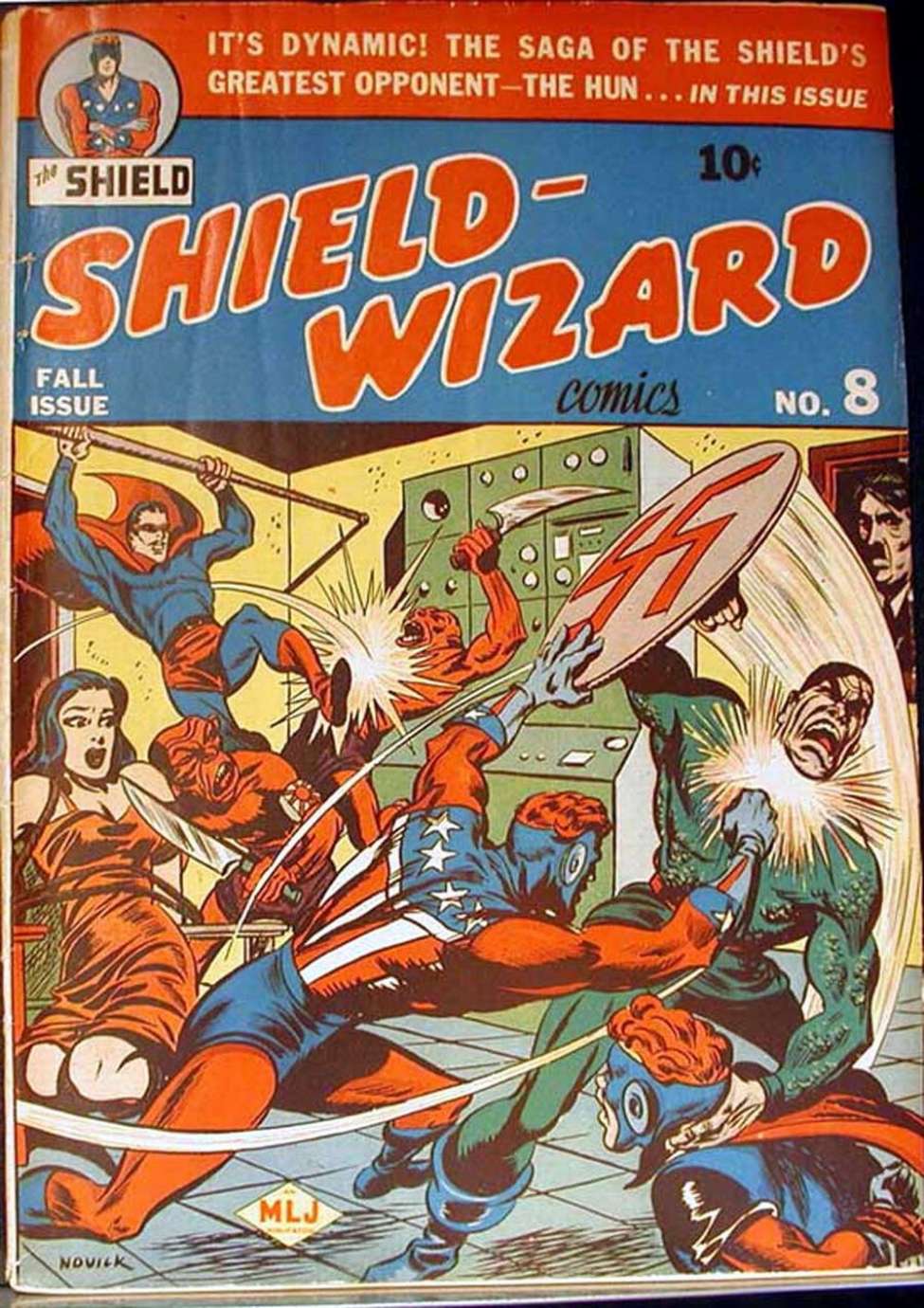 Book Cover For Shield Wizard Comics 8