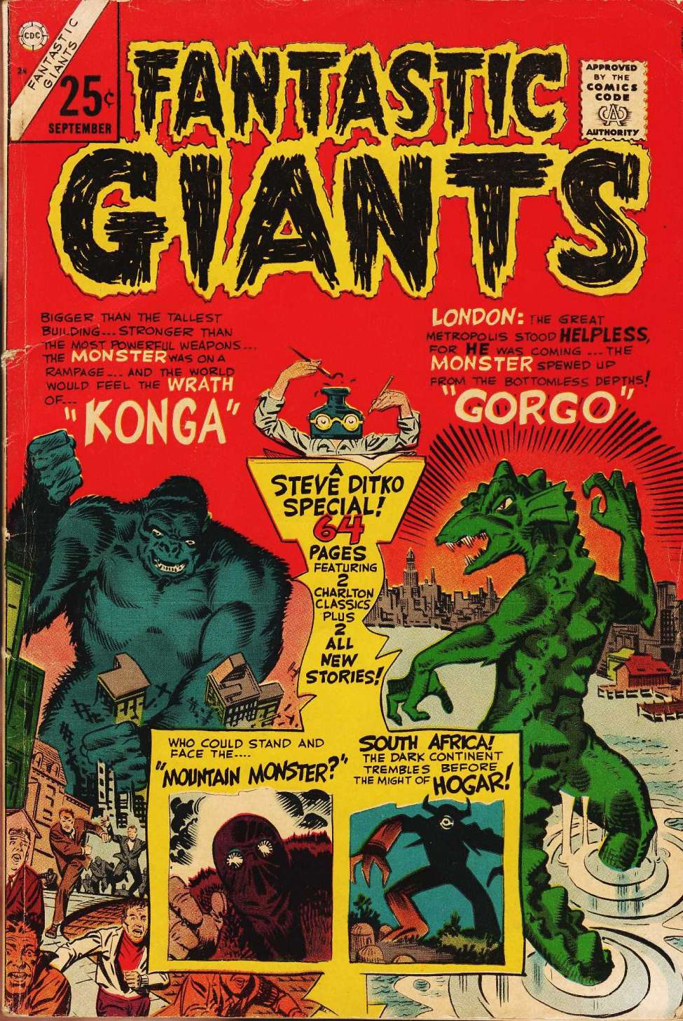 Comic Book Cover For Fantastic Giants 24 - Version 1