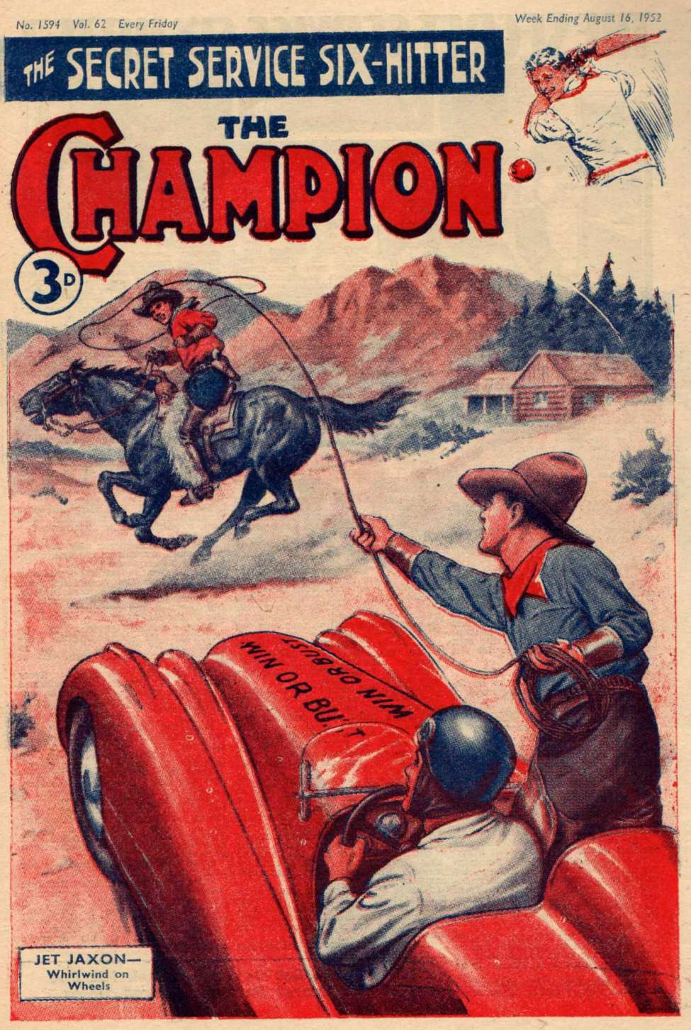 Comic Book Cover For The Champion 1594