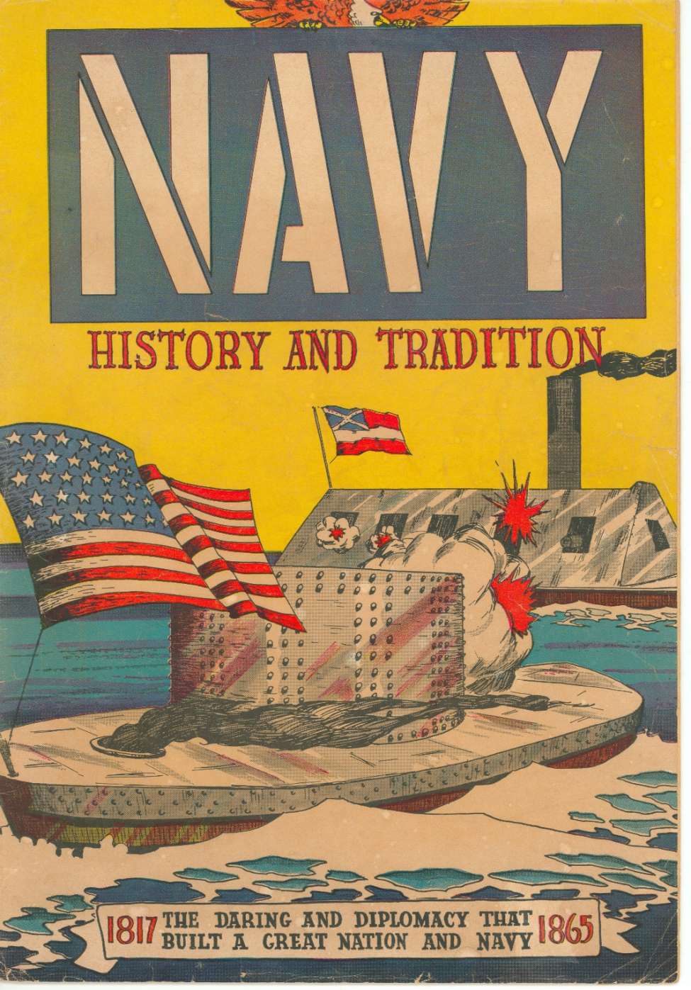 Comic Book Cover For Navy History and Tradition 1817-1865