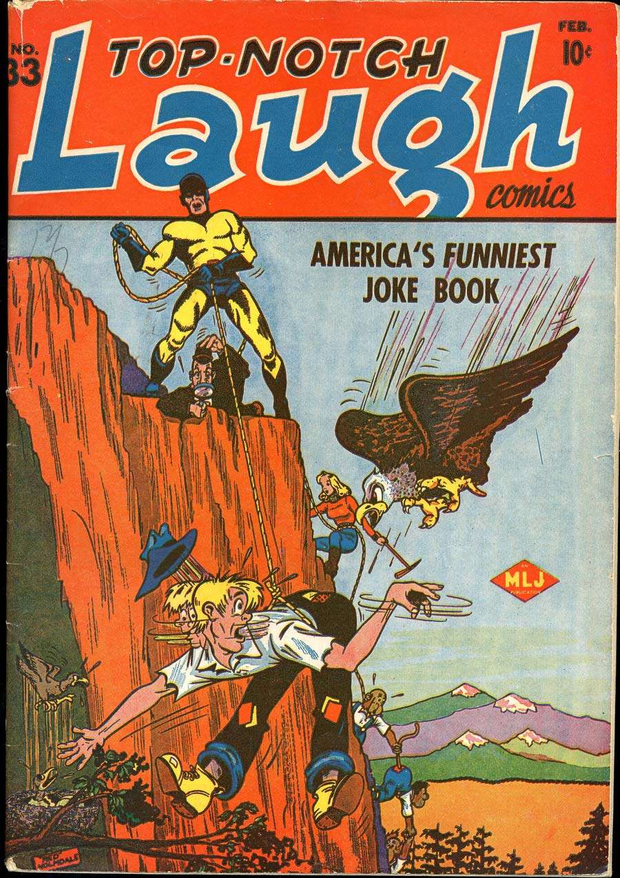 Comic Book Cover For Top Notch Laugh Comics 33