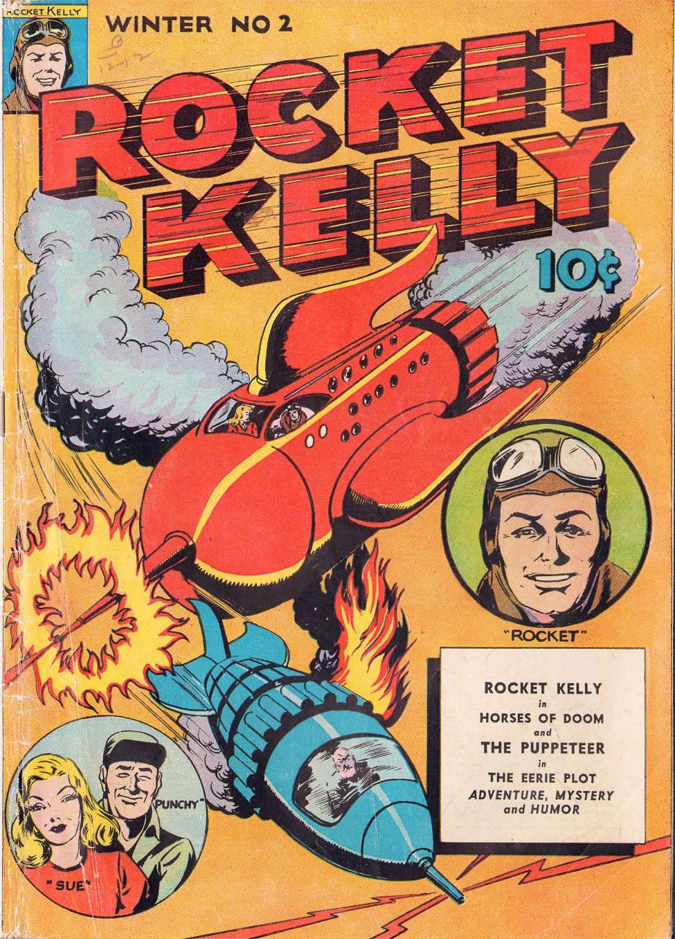 Comic Book Cover For Rocket Kelly 2