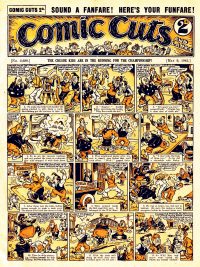 Large Thumbnail For Comic Cuts 2688 - The Crusoe Kids Are In The Running For The Championship!