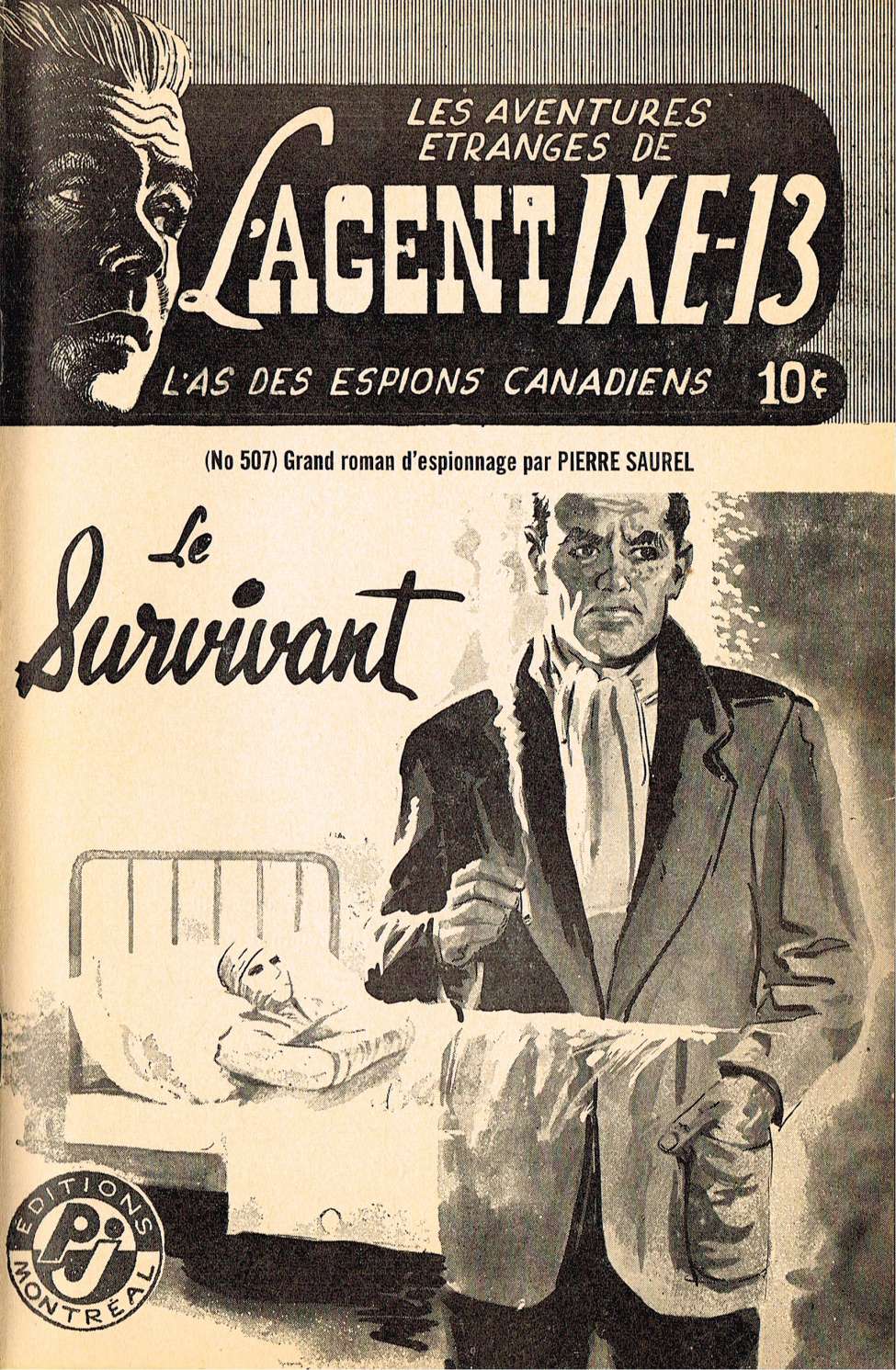 Book Cover For L'Agent IXE-13 v2 507 - Le survivant
