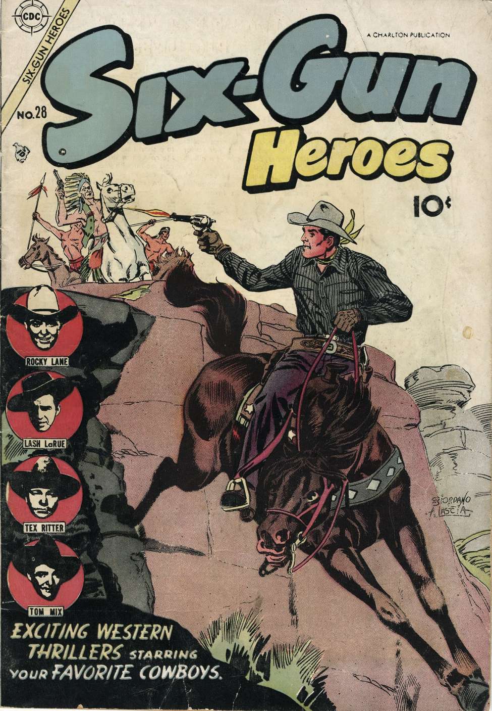 Comic Book Cover For Six-Gun Heroes 28