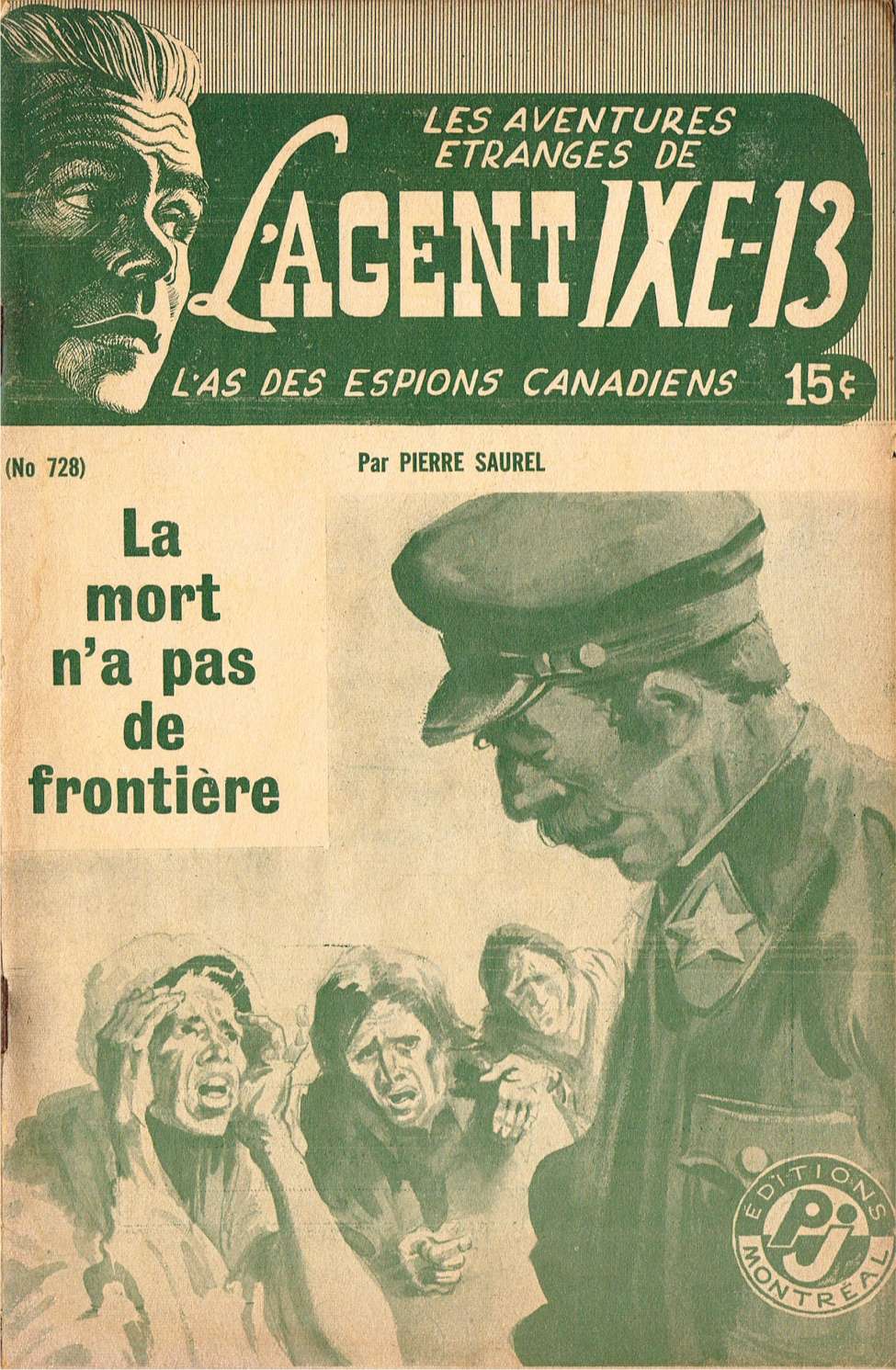 Book Cover For L'Agent IXE-13 v2 728 - La mort n'a pas de frontière