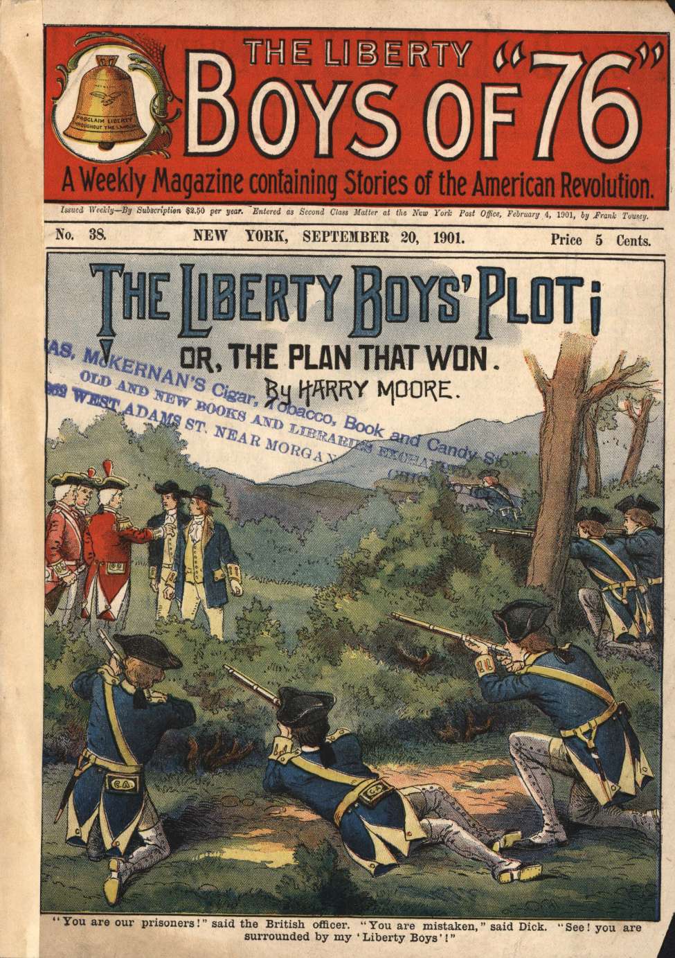 Book Cover For The Liberty Boys of 76 38 - The Liberty Boys' Plot
