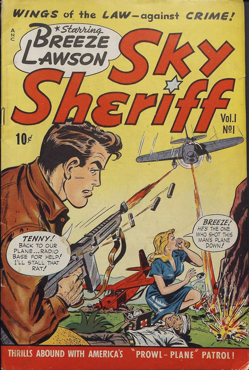Comic Book Cover For Breeze Lawson, Sky Sheriff 1