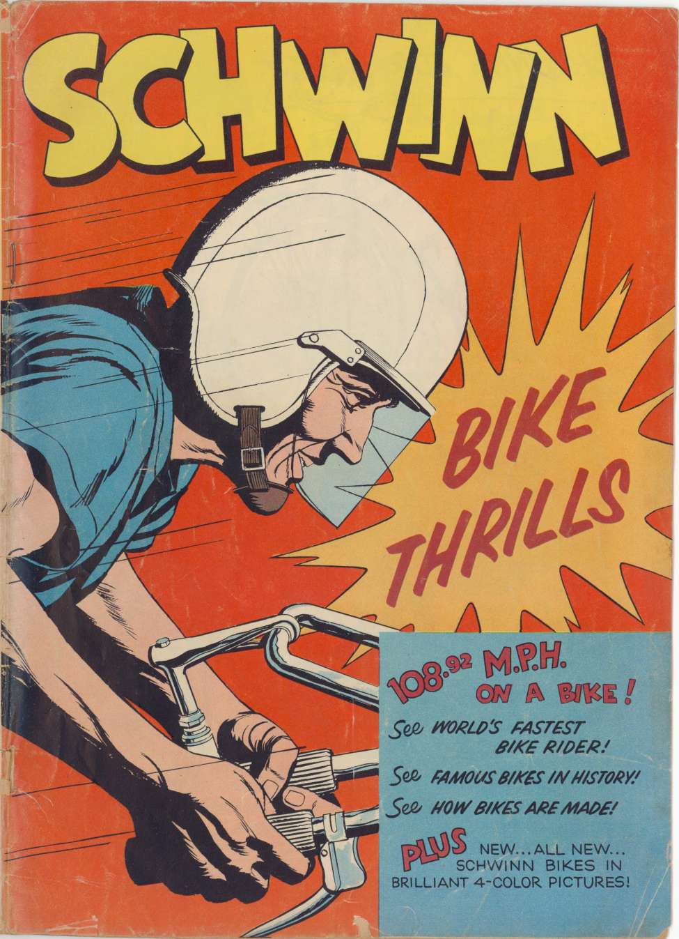 Comic Book Cover For Schwinn Bike Thrills - Version 2