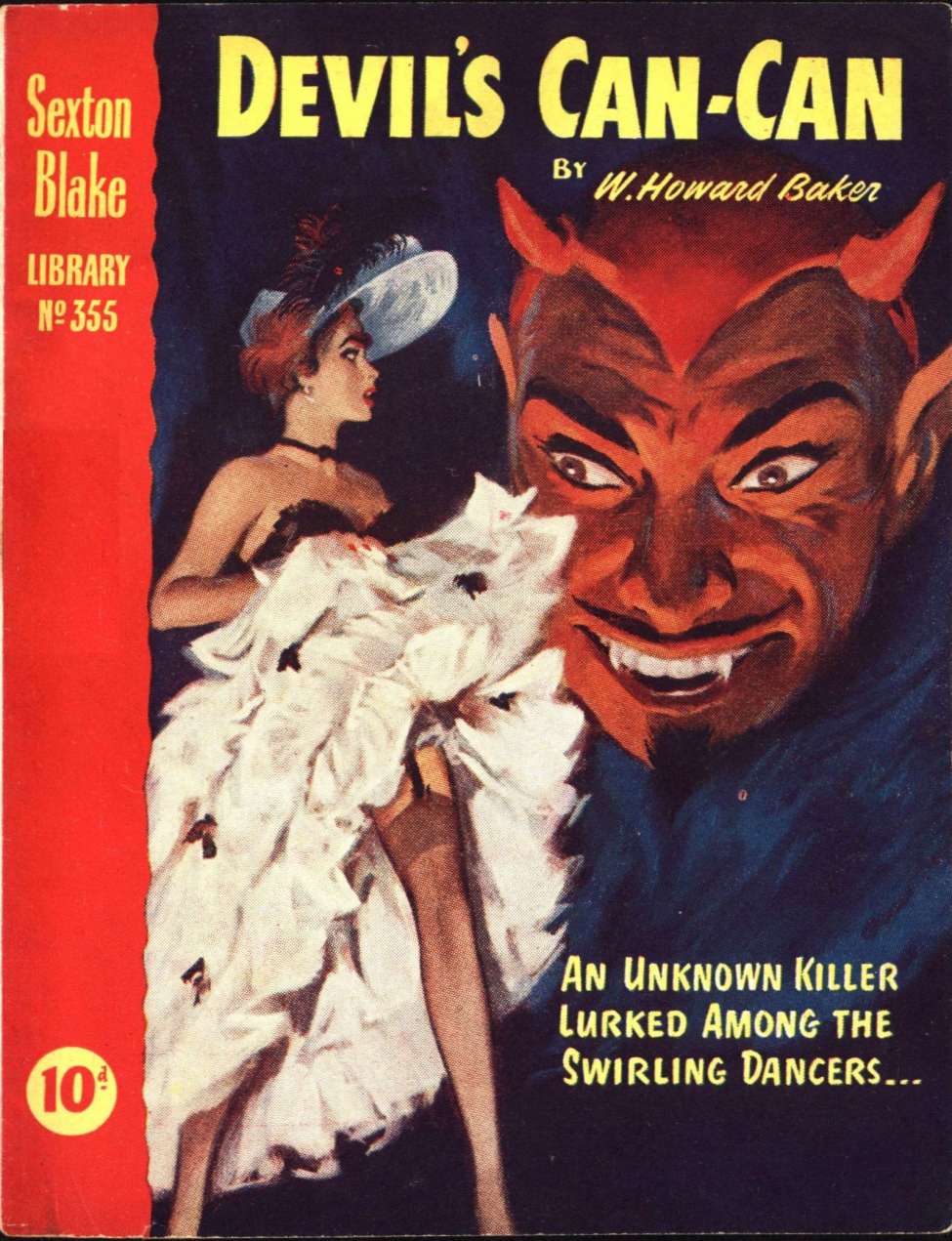 Comic Book Cover For Sexton Blake Library S3 355 - Devil's Can-Can