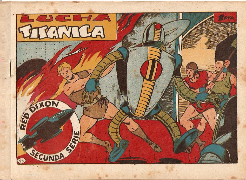 Book Cover For Red Dixon 55 - Lucha Titánica