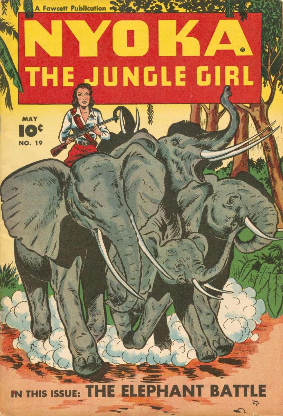 Comic Book Cover For Nyoka the Jungle Girl 19 - Version 2
