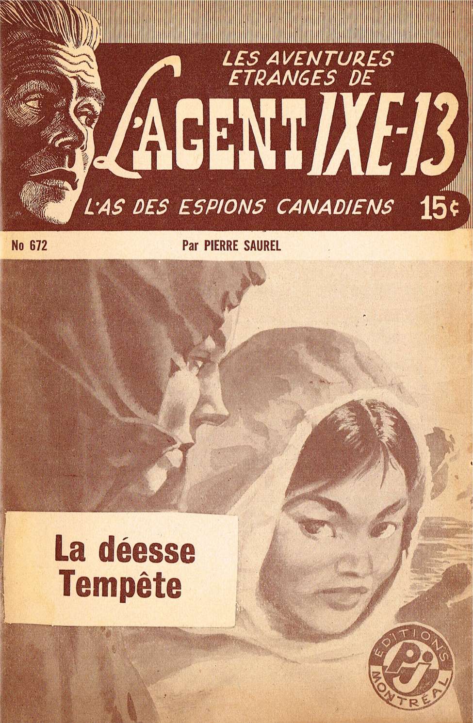 Book Cover For L'Agent IXE-13 v2 672 - La déesse tempête