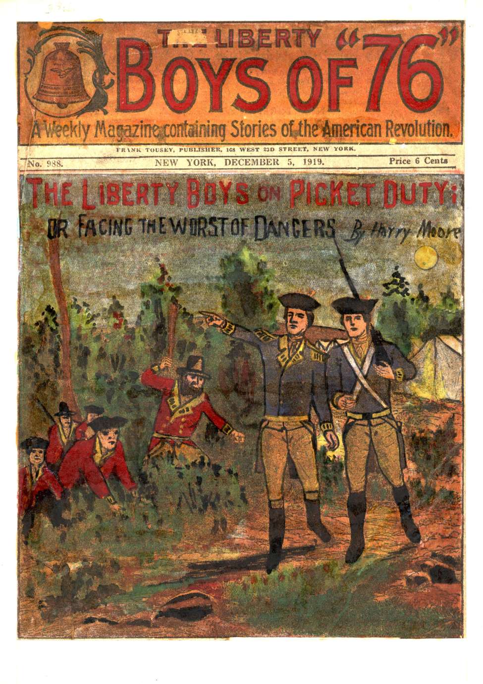 Book Cover For The Liberty Boys of 76 988 - The Liberty Boys on Picket Duty
