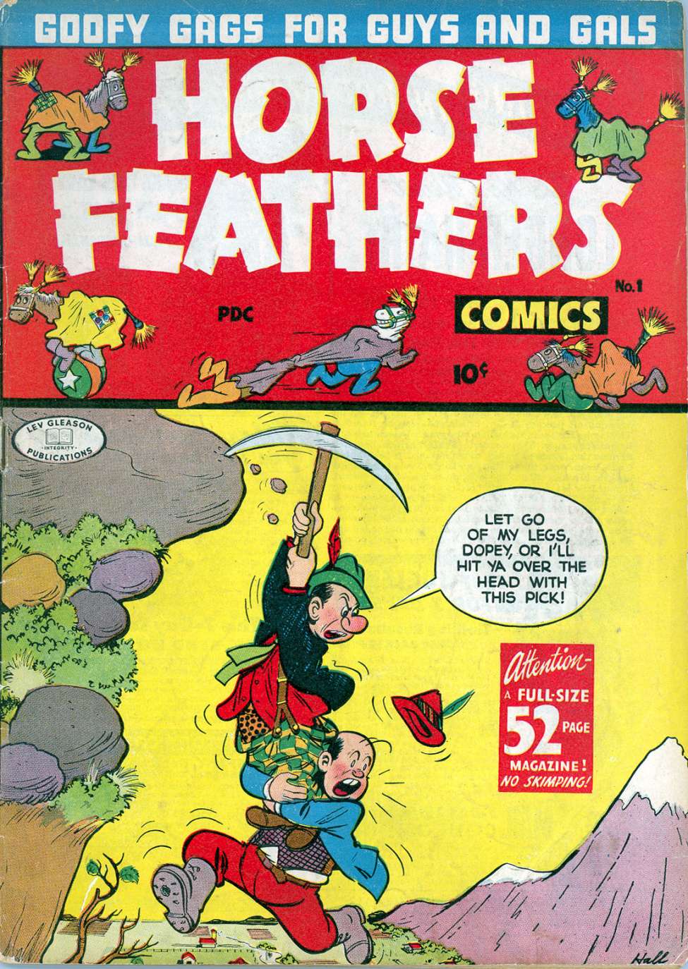 Comic Book Cover For Horse Feathers Comics 1