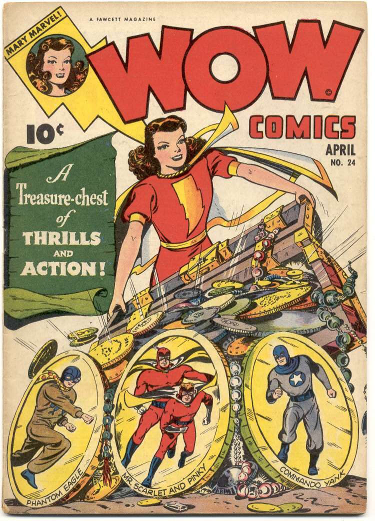 Comic Book Cover For Wow Comics 24