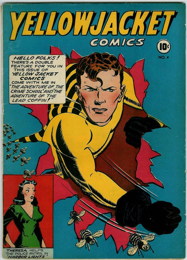 Comic Book Cover For Yellowjacket Comics 4