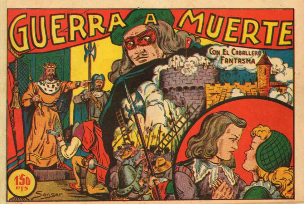 Comic Book Cover For El Caballero Fantasma 1 - Guerra a Muerte
