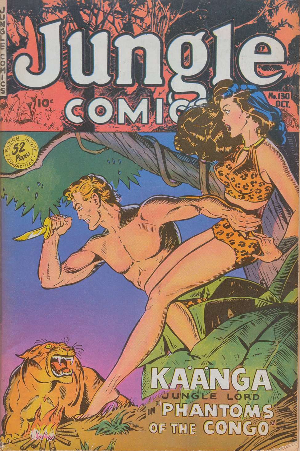 Comic Book Cover For Jungle Comics 130