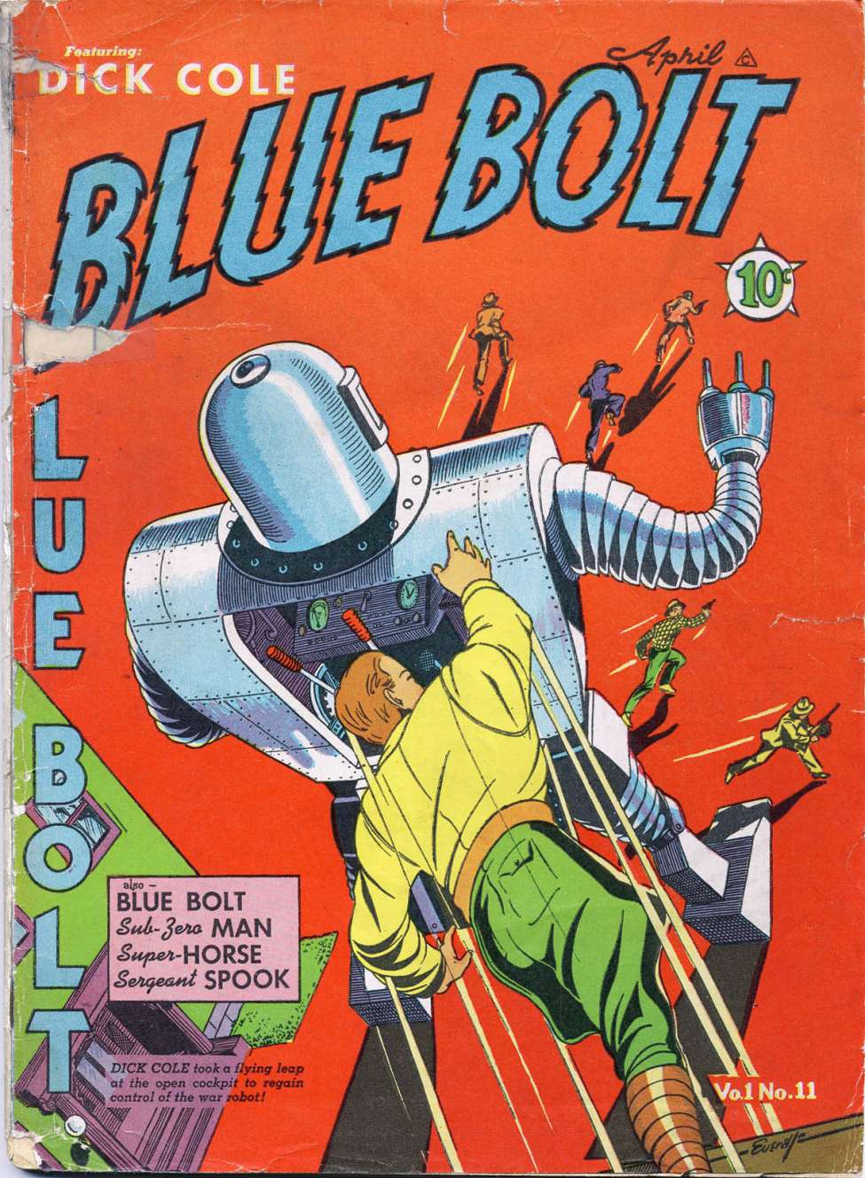 Book Cover For Blue Bolt v1 11