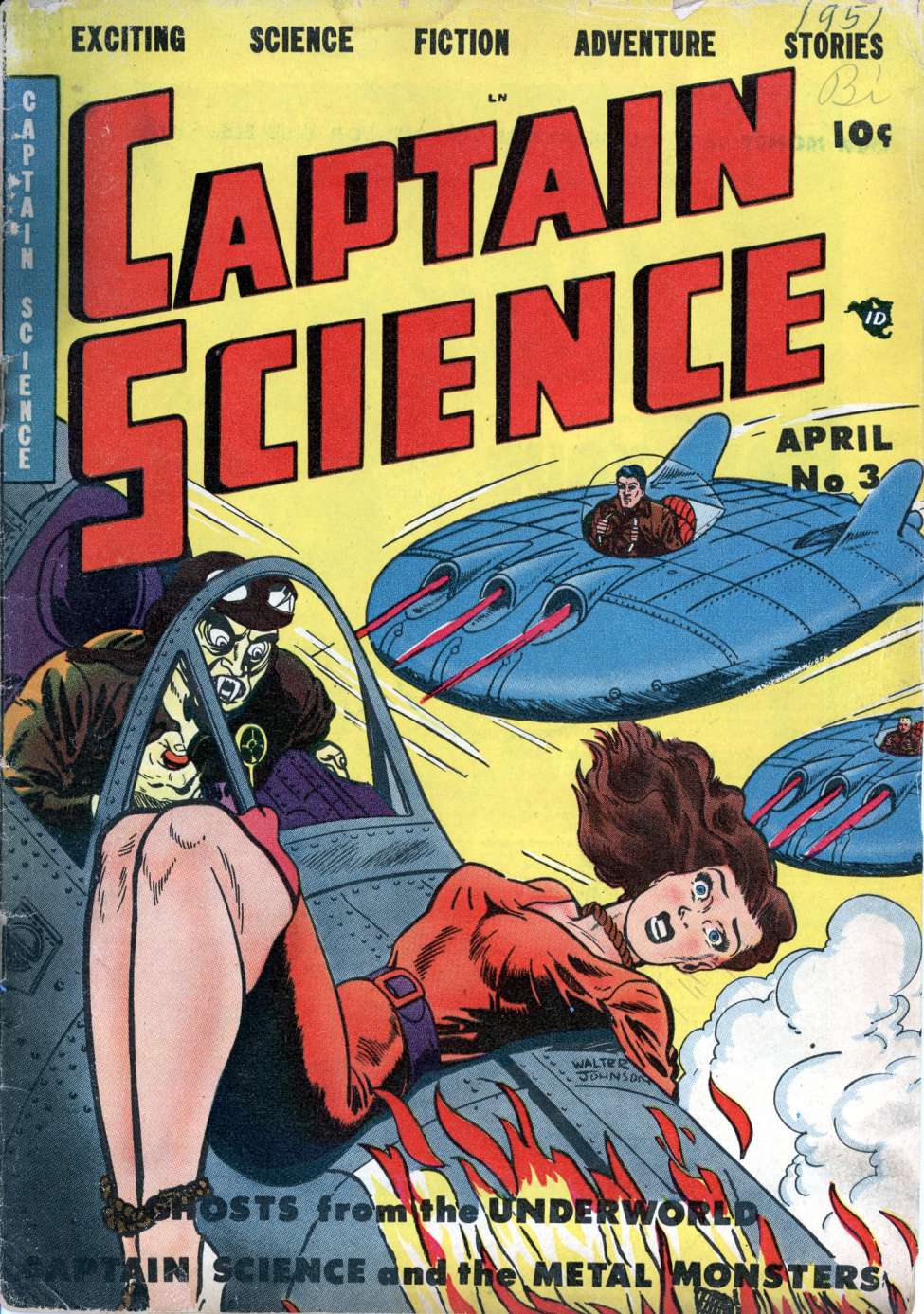 Comic Book Cover For Captain Science 3