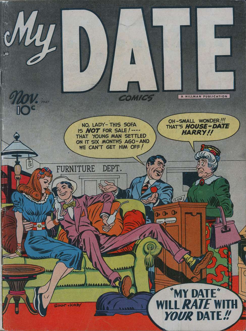 Comic Book Cover For My Date 3