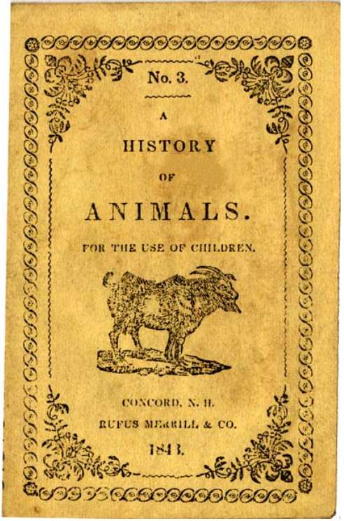 Book Cover For A History of Animals
