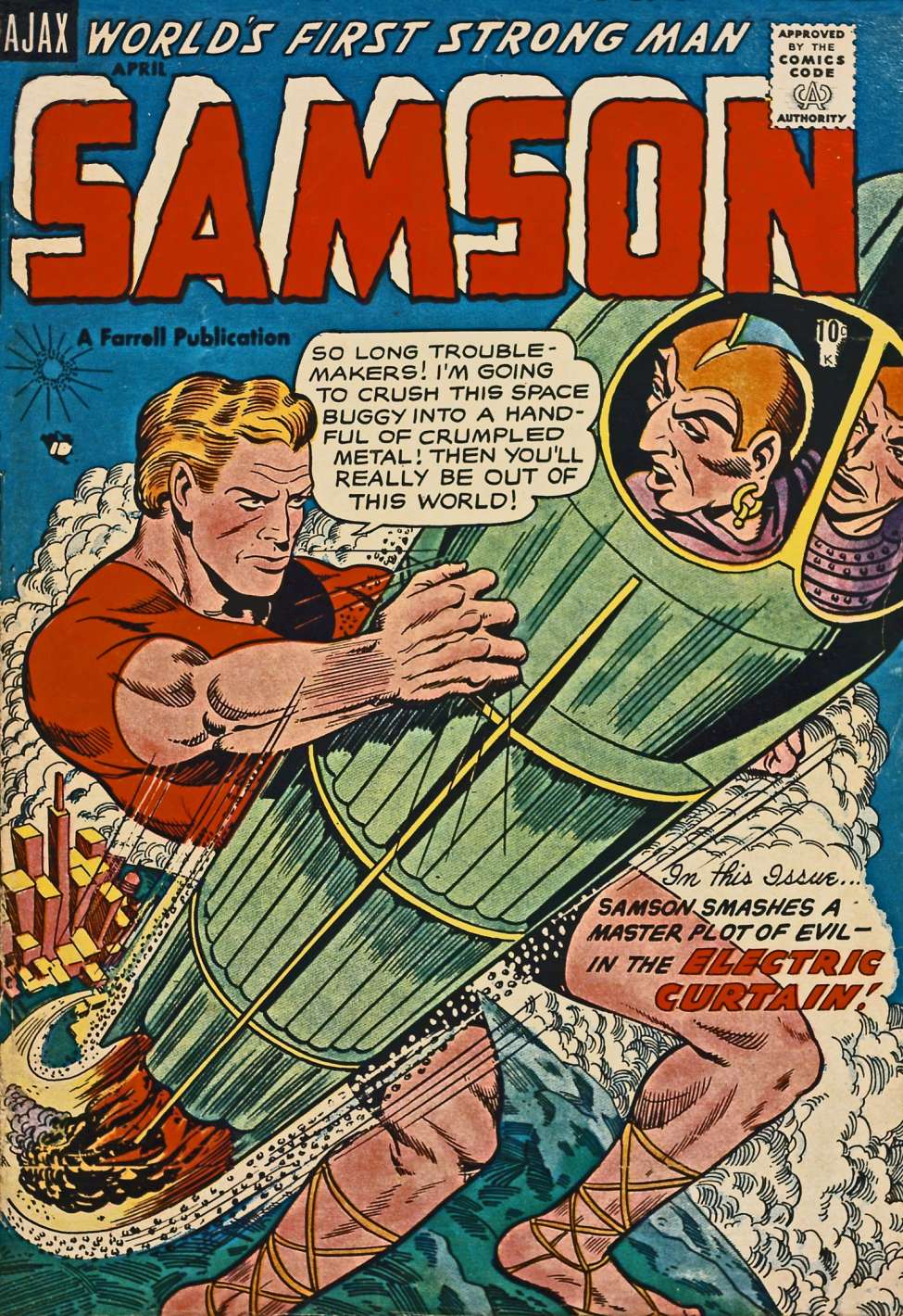 Comic Book Cover For Samson 12 - Version 2