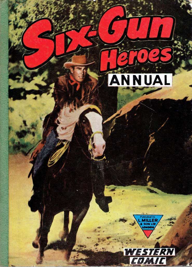 Book Cover For Six-Gun Heroes Western Comic Annual 4