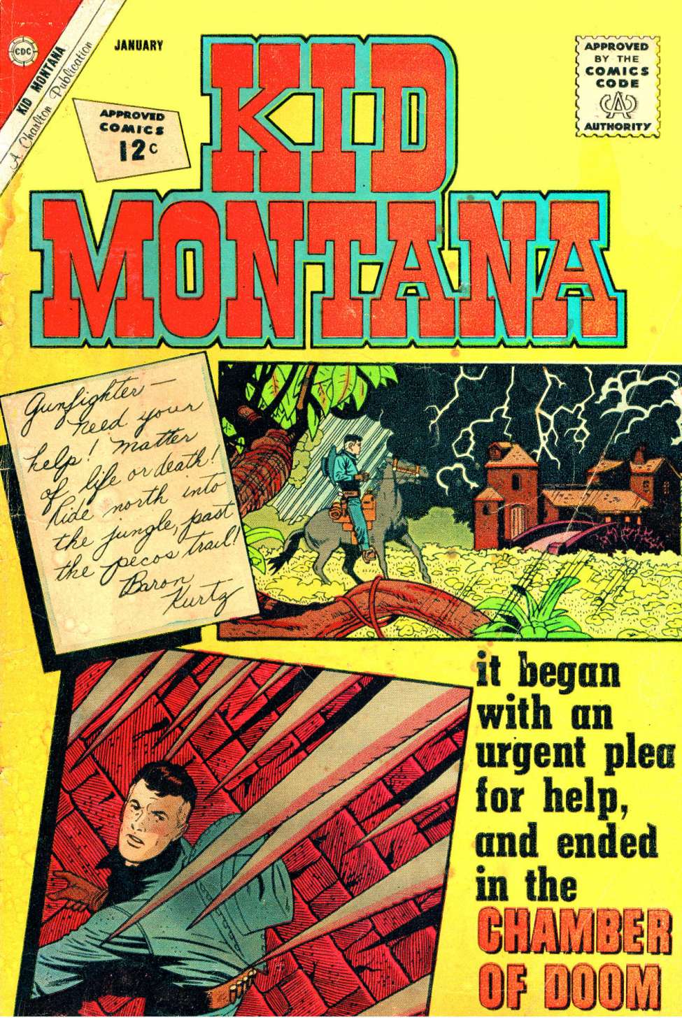 Comic Book Cover For Kid Montana 38