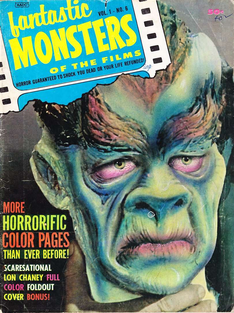 Comic Book Cover For Fantastic Monsters of the Films v1 6