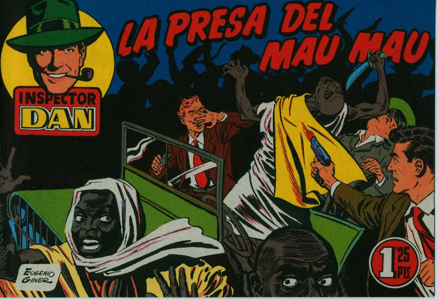 Comic Book Cover For Inspector Dan 41 - La Presa del Mau Mau