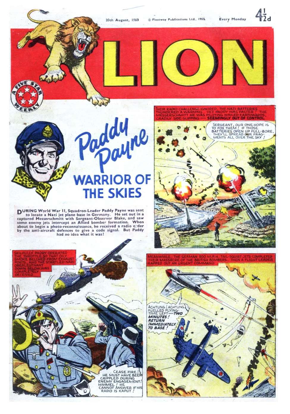 Comic Book Cover For Lion 437
