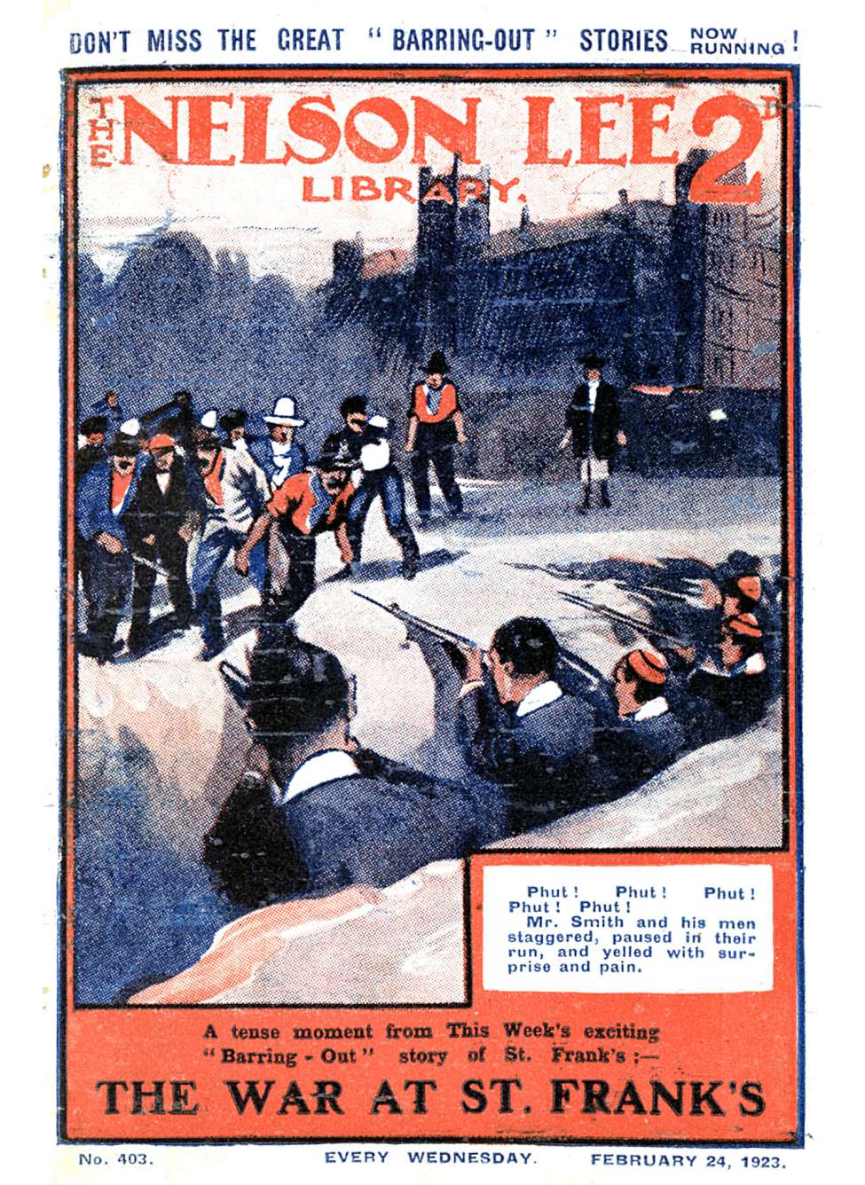 Book Cover For Nelson Lee Library s1 403 - The War at St. Frank's