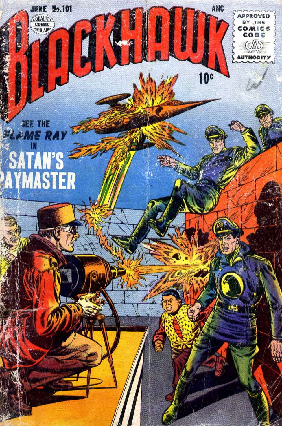 Comic Book Cover For Blackhawk 101 - Version 1