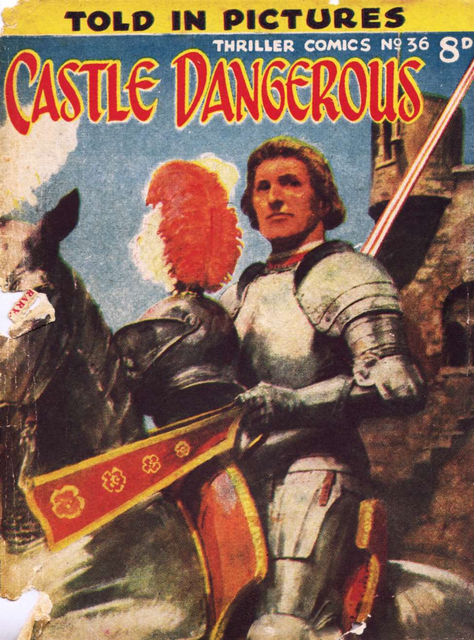 Book Cover For Thriller Comics 36 - Castle Dangerous - Sir Walter Scott