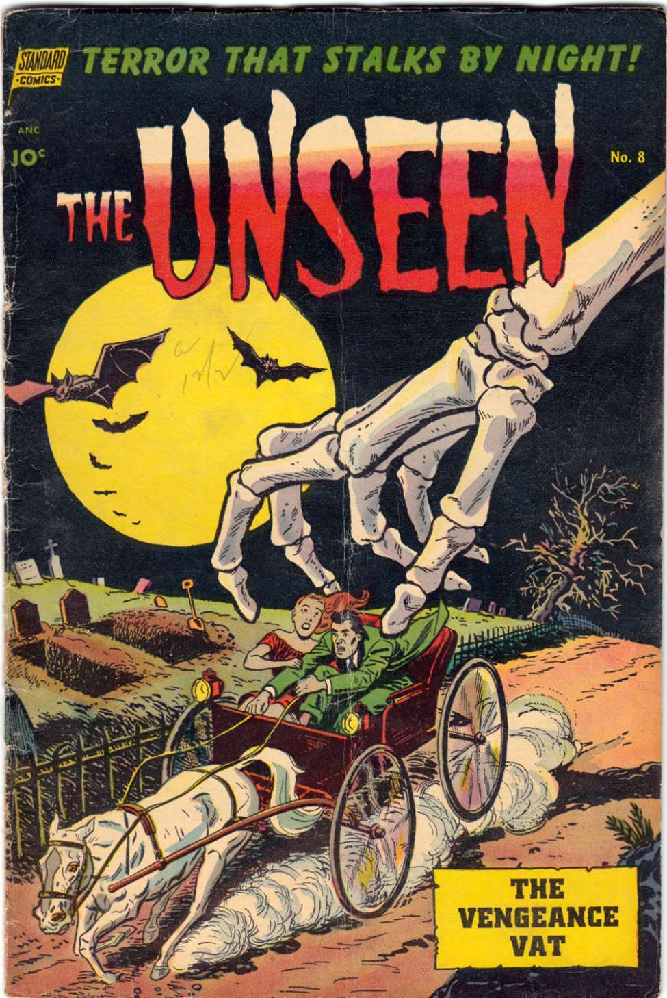 Comic Book Cover For The Unseen 8