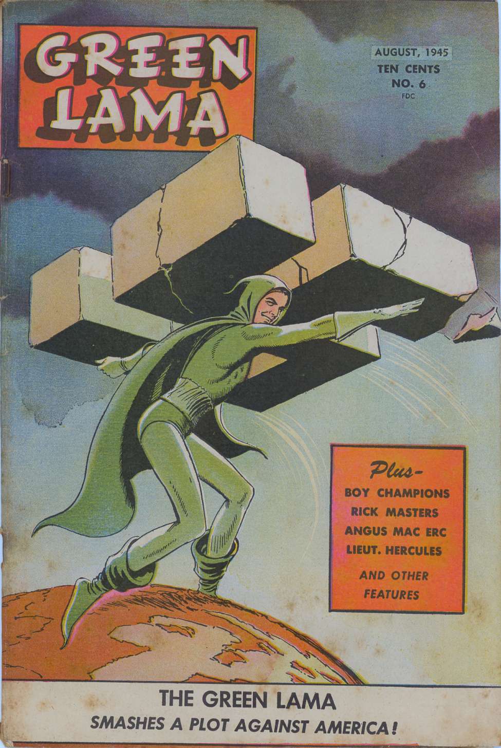 Comic Book Cover For Green Lama 6