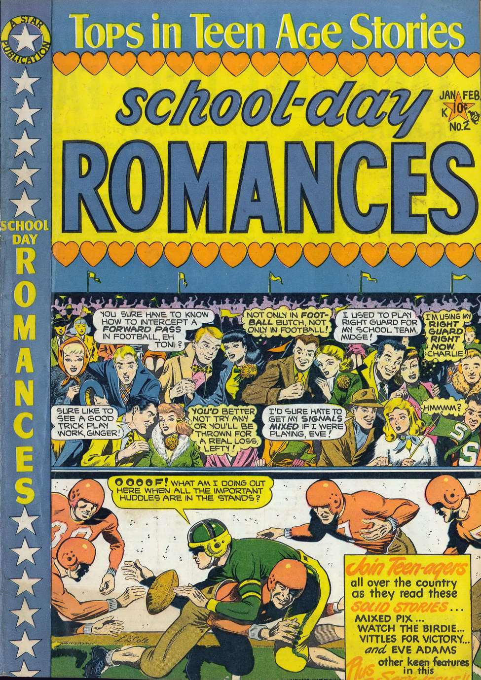 Comic Book Cover For School-Day Romances 2
