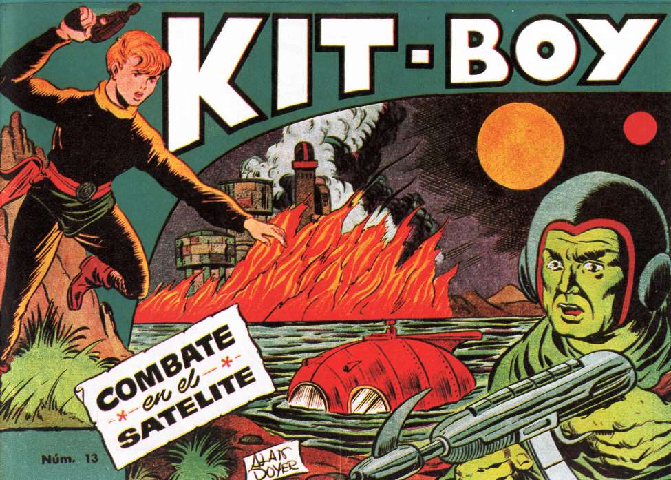 Comic Book Cover For Kit-Boy 13 - Combate en El Satelite