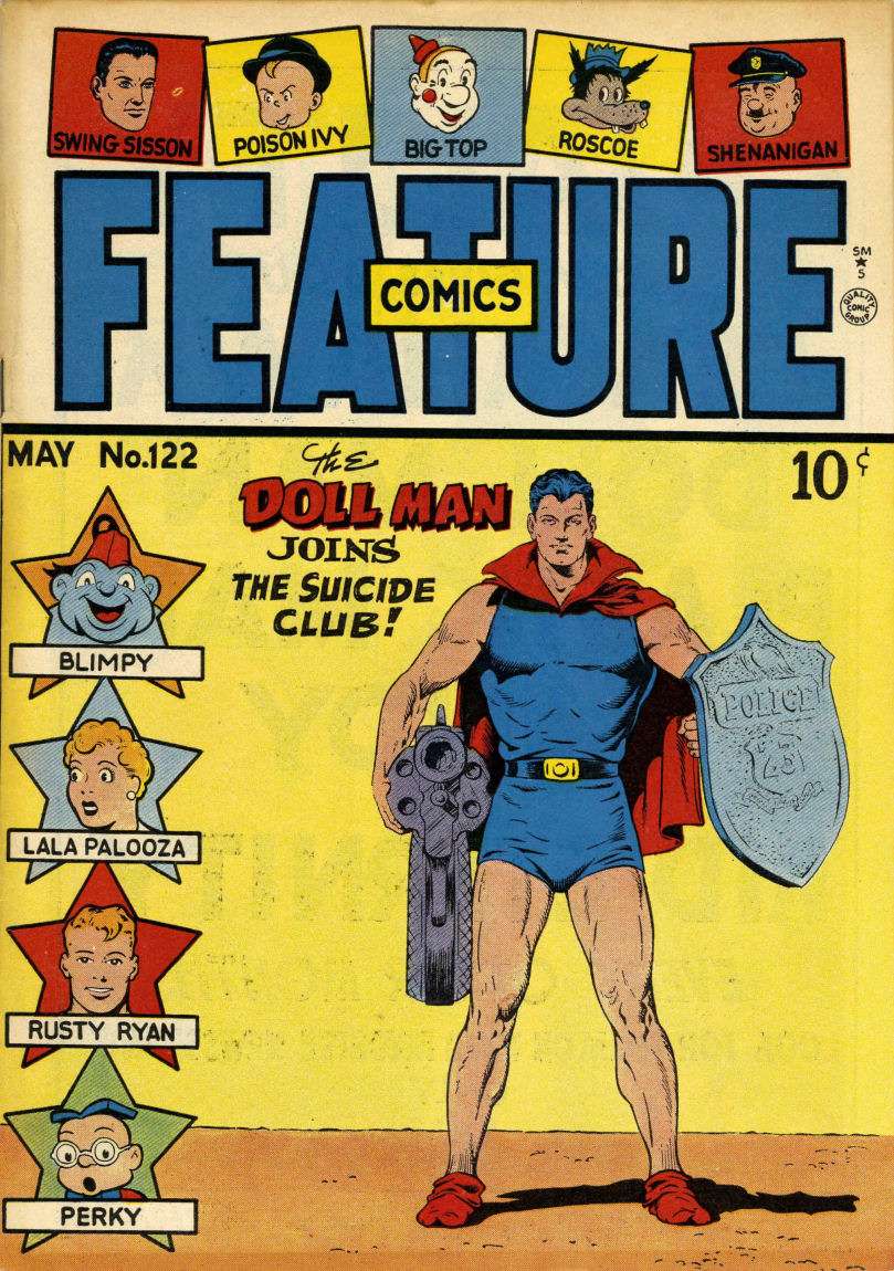 Book Cover For Feature Comics 122